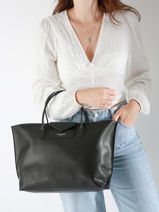 Handtas Maya Lancaster Beige maya 19-vue-porte