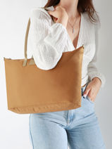 Sac Cabas A4 Smart Lancaster Marron smart kba 31-vue-porte