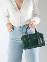 Handtas Milano Ana Leder Lancaster Beige milano ana 102-vue-porte
