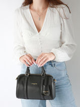 Handtas Milano Ana Leder Lancaster Zwart milano ana 102-vue-porte