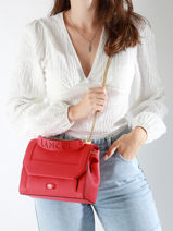 Handtas M Ninon Leder Lancel Rood ninon A09222-vue-porte
