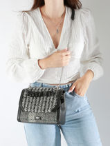 Sac Bandoulire Ninon Lancel Noir ninon A13186-vue-porte
