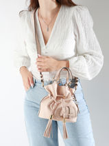 Sac Seau S Premier Flirt Cuir Lancel Rose premier flirt A10109-vue-porte