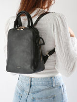 Sac  Dos Tradition Cuir Etrier Bleu tradition ETRAB37S-vue-porte
