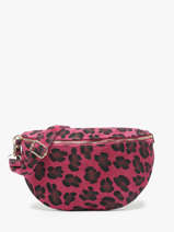 Heuptasje Milano Roze velvet leopardo VL21123