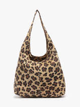 Sac Port� �paule Velvet Leopardo Cuir Milano Multicolore velvet leopardo VL24062
