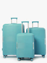 Lot De Valises Seoul Travel Bleu seoul 13313LOT