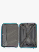 Valise Rigide Seoul Travel Bleu seoul 13M-vue-porte