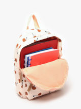 Mini Sac  Dos Kidzroom Beige paris perfect picnic 4174-vue-porte