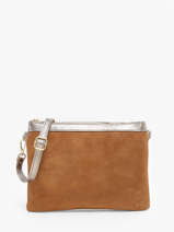 Sac Bandoulire Velvet Cuir Milano Marron velvet VE24065