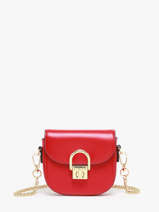 Sac Bandouli�re Xs Altair Cuir Etrier Rouge altair EALA081X