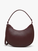 Sac Port� �paule Oxer Cuir Etrier Violet oxer EOXE017M