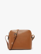 Sac Bandouli�re Caviar Cuir Milano Marron caviar CA240614