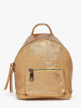 Sac  Dos Nine Cuir Milano Or nine NI23066