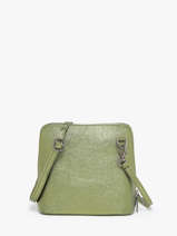 Sac Bandoulire Nine Cuir Milano Vert nine NI23117N