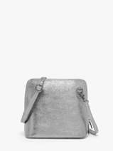 Sac Bandoulire Nine Cuir Milano Argent nine NI23117N