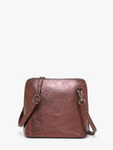 Sac Bandoulire Nine Cuir Milano Marron nine NI23117N