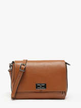 Cross Body Tas Caviar Leder Milano Bruin caviar CA24061