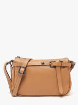 Sac Bandoulire Caviar Cuir Milano Marron caviar G1421N