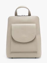 Sac  Dos Et paule Milano Beige caviar CA240615