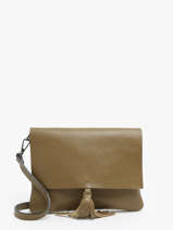 Sac Bandoulire Caviar Cuir Milano Vert caviar CA22112