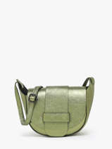 Sac Bandoulire Nine Cuir Milano Vert nine NI24064