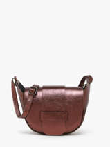 Sac Bandouli�re Nine Cuir Milano Marron nine NI24064