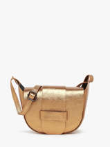 Sac Bandoulire Nine Cuir Milano Or nine NI24064
