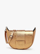 Sac Bandoulire Nine Cuir Milano Or nine NI24065