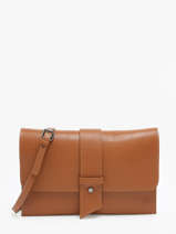 Sac Bandouli�re Caviar Cuir Milano Marron caviar CA240610