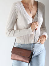 Sac Bandoulire Nine Cuir Milano Marron nine NI23064N-vue-porte