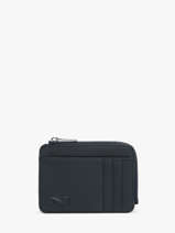 Porte-monnaie Avec Porte-cartes Cuir Nathan baume Bleu original n 217N