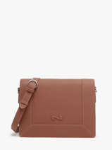 Sac Bandoulire Rotterdam Cuir Nathan baume Marron mondrian 3