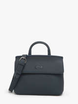 Sac Bandoulire Calie Cuir Nathan baume Bleu nathan 19