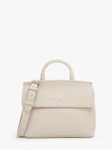 Sac Bandoulire Calie Cuir Nathan baume Beige nathan 19