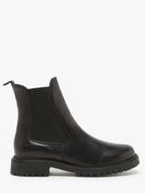 Chelsea Boots En Cuir Tamaris Noir women 41