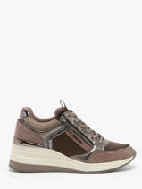 Sneakers En Cuir Tamaris Marron women 41