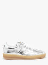 Sneakers Uit Leder Mjus Zilver accessoires T94132