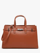 Sac � Main Caviar Cuir Milano Marron caviar CA24062