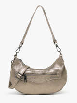 Sac Port paule Nine Cuir Milano Marron nine NI24061