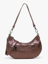 Sac Port paule Nine Cuir Milano Marron nine NI24061
