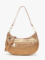 Sac Port� �paule Nine Cuir Milano Or nine NI24061