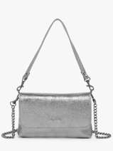 Sac Bandoulire Nine Cuir Milano Argent nine NI24063