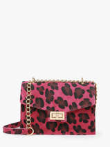 Sac Bandoulire Velvet Leopardo Cuir Milano Rose velvet leopardo VL21121