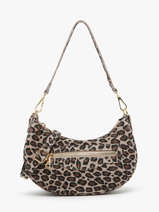 Schoudertas Velvet Leopardo Leder Milano Veelkleurig velvet leopardo VL24061