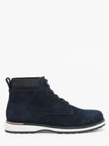 Enkellaarzen Uit Leder Tommy hilfiger Blauw men 5147DW5