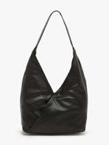 Sac Port paule Cow Cuir Basilic pepper Noir cow BCOW74