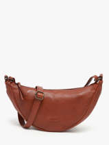Sac Bandoulire Cow Cuir Basilic pepper Marron cow BCOW73