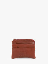 Porte-monnaie Cow Cuir Basilic pepper Marron cow BCOW99