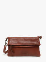 Sac Bandoulire Cow Cuir Basilic pepper Marron cow BCOW75